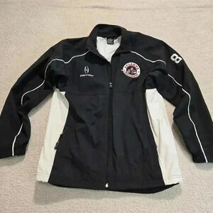 Harrow Atlanta Knights Team Hockey Black Full Zip Windbreaker Jacket Youth Large